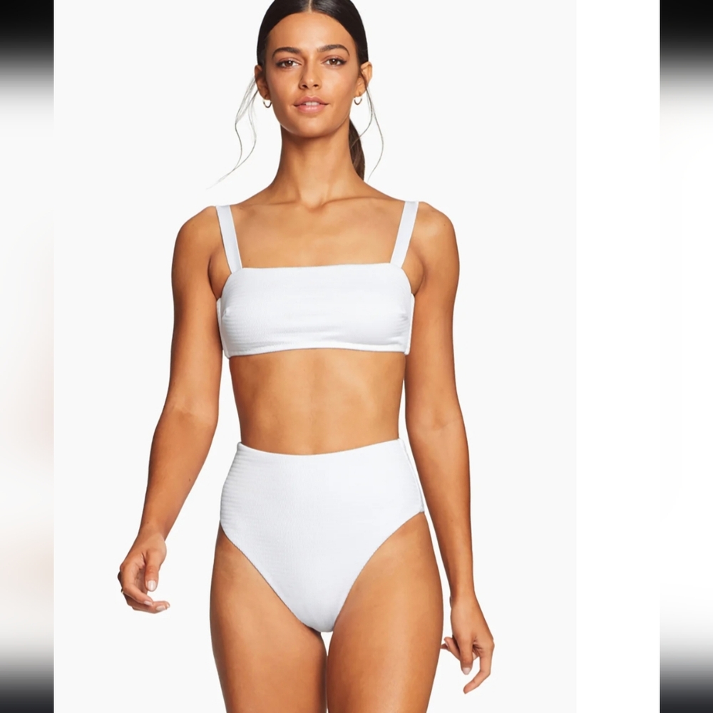 Vitamin A White Bikini Set Size M